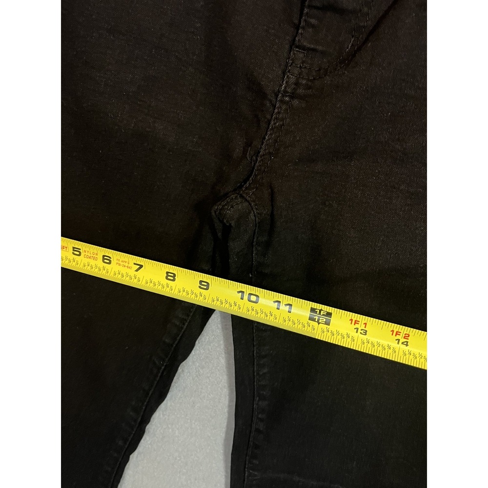 DISCLOSURE Women's Black Mid-Rise Kick Flare Jeans Size 13/31 Stretch Denim - Picture 8 of 9